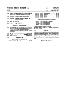 United States Patent (19) 11) 4,149,021 Wall 45) Apr