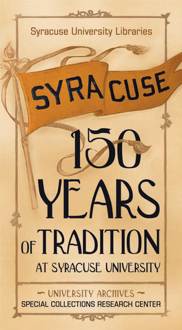 150 Years of Tradition at Syracuse University