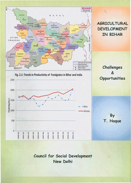 Agricultural Development in Bihar