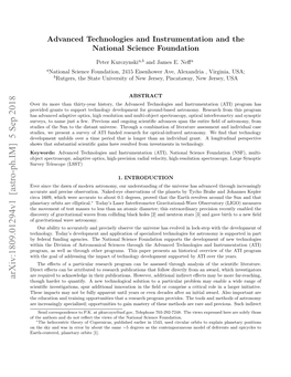 Advanced Technologies and Instrumentation and the National Science Foundation