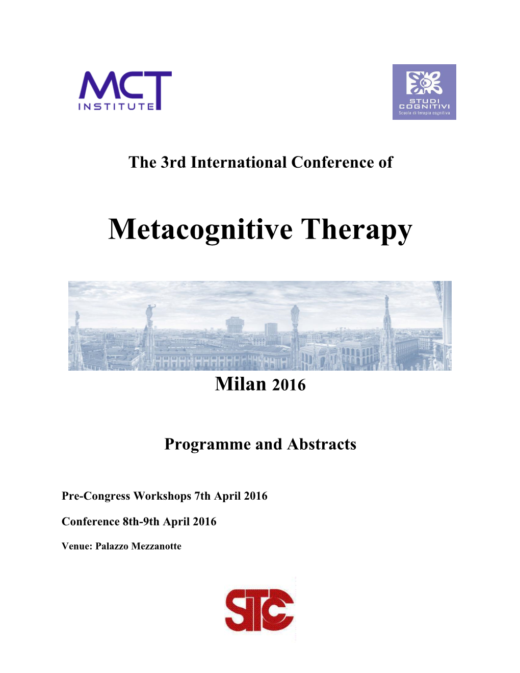 Metacognitive Therapy