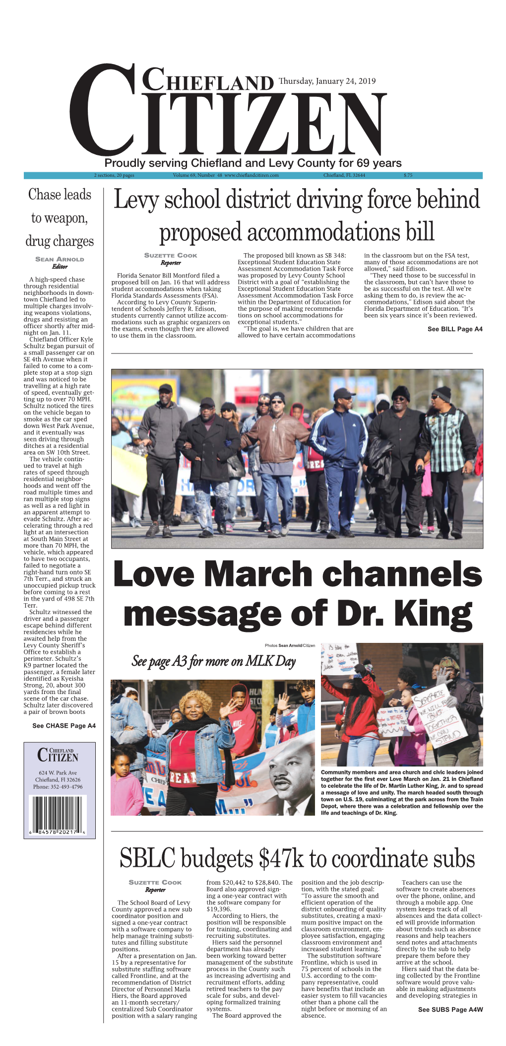 Love March Channels Message of Dr. King