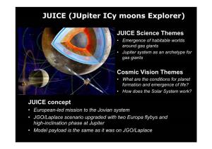 JUICE (Jupiter Icy Moons Explorer)