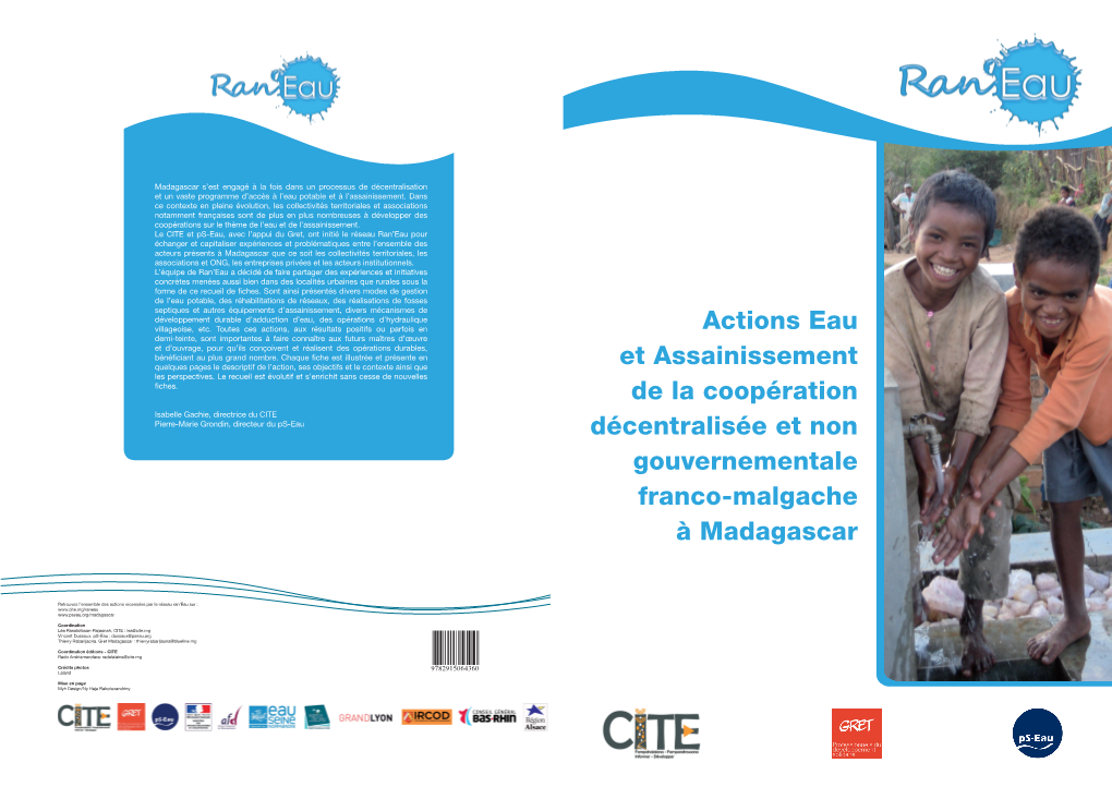 Actions Eau Et Assainissement De La Coopération Décentralisée Et Non Gouvernementale Franco-Malgache À Madagascar