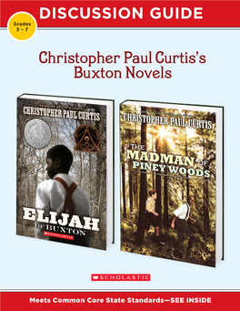 Christopher Paul Curtis's Buxton Novels Discussion Guide