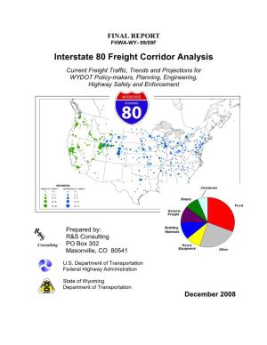Interstate 80 Freight Corridor Analysis