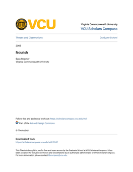 VCU Scholars Compass Nourish