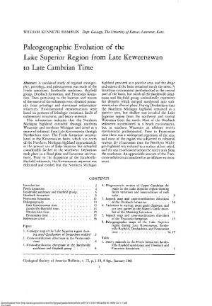 WILLIAM KENNETH HAMBLIN Dept. Geology, the University of Kansas, Lawrence, Kans
