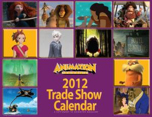 Animation Magazine Trade Show Calendar 2012
