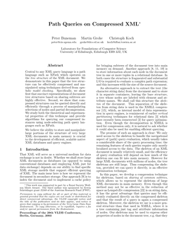 Path Queries on Compressed XML∗
