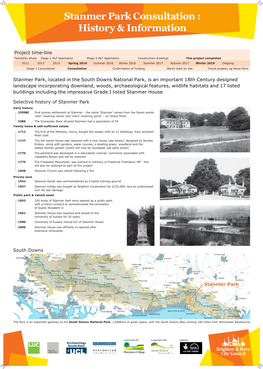 Stanmer Park Consultation : History & Information