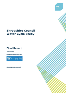 Shropshire Council Water Cycle Study