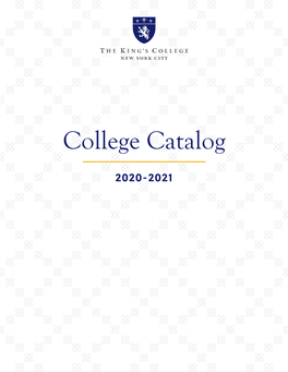 College Catalog 2020-2021