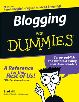 Blogging for Dummies.Pdf