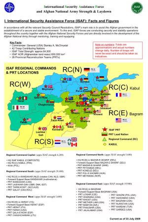 ISAF Key Fact and Figures Placemat