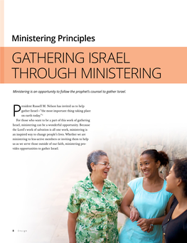 Gathering Israel Through Ministering