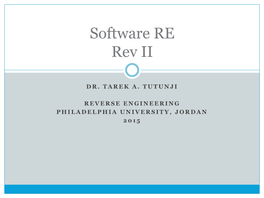 Software RE Rev II