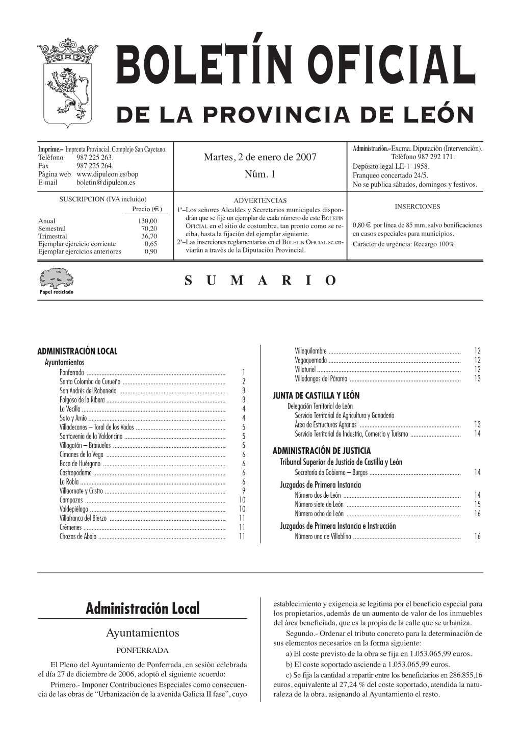 De La Provincia De León