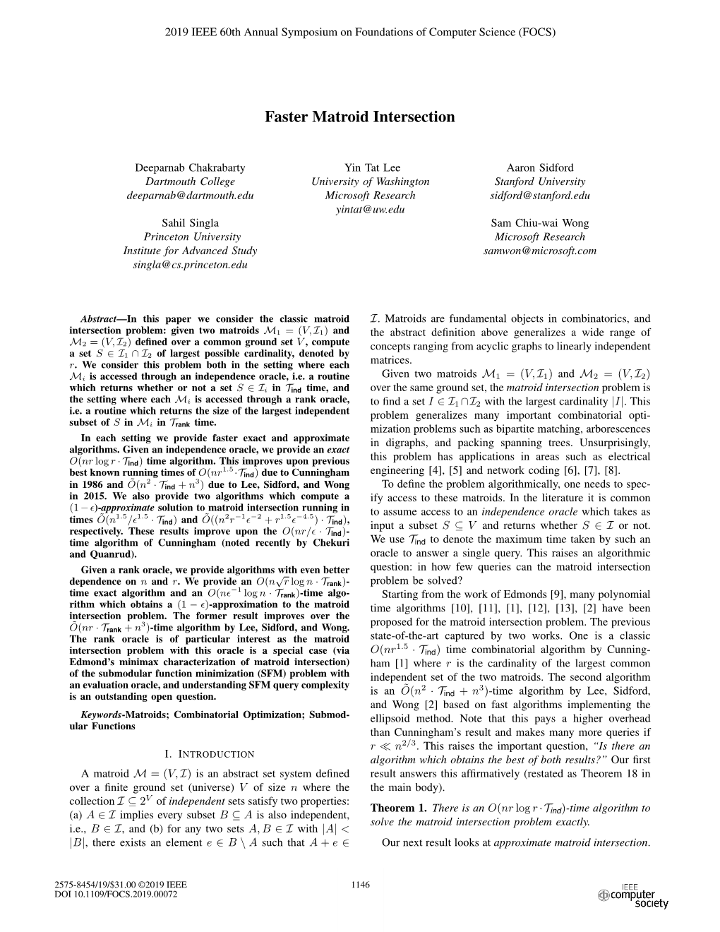 Faster Matroid Intersection