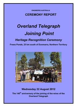 Overland Telegraph Joining Point