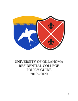 University of Oklahoma Residential College Policy Guide 2019