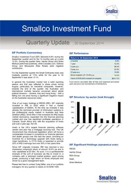 Smallco Investment Fund
