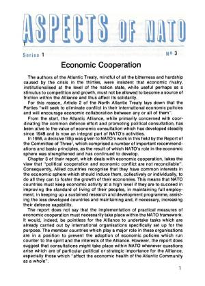 Aspects of NATO-Economic Cooperation