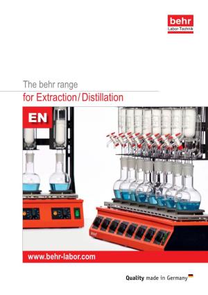For Extraction/ Distillation