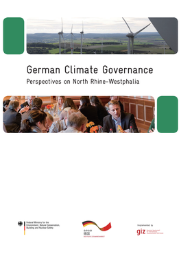 German Climate Governance Perspectives on North Rhine-Westphalia