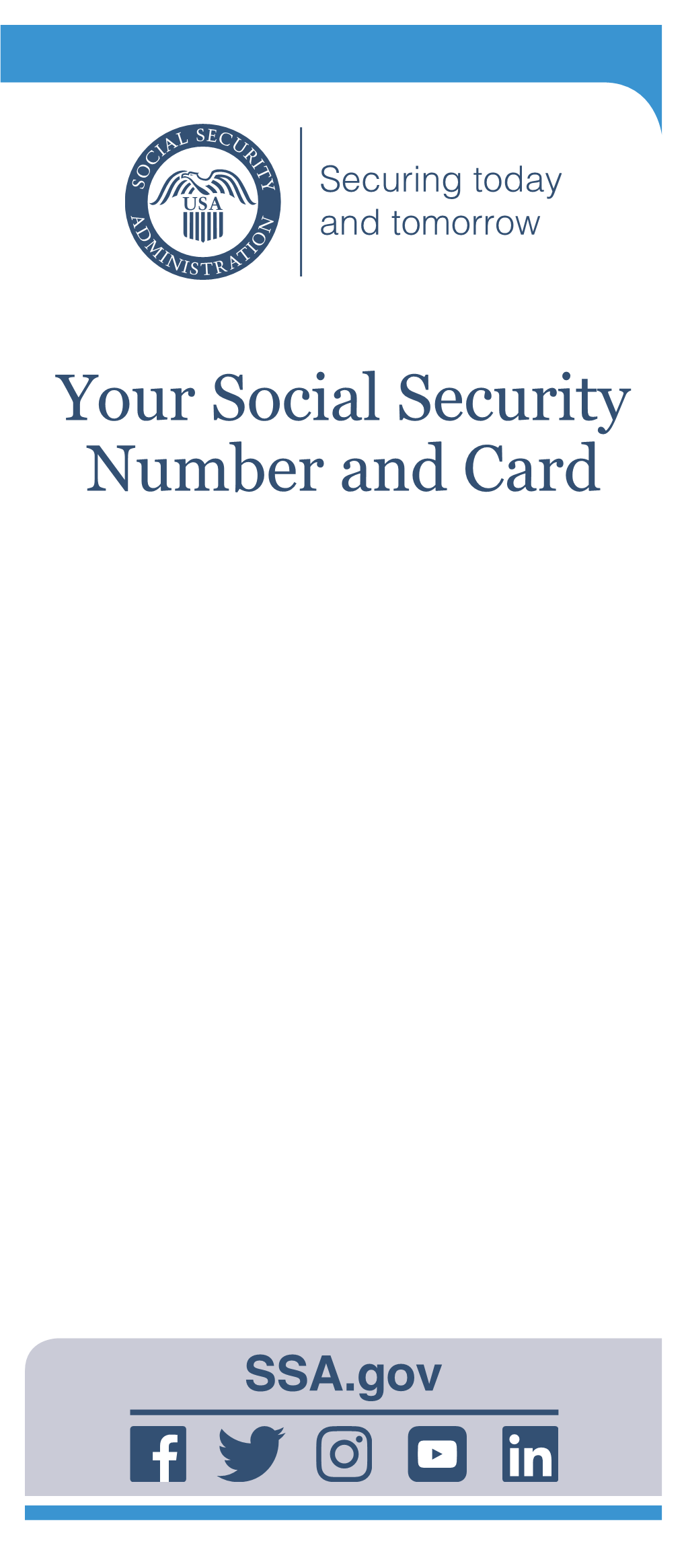 Your Social Security Number and Card