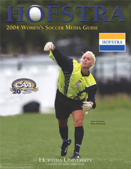 2004 Hofstra University Women's Soccer Quick Facts