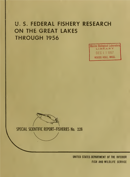 On the Great Lakes Through 1956