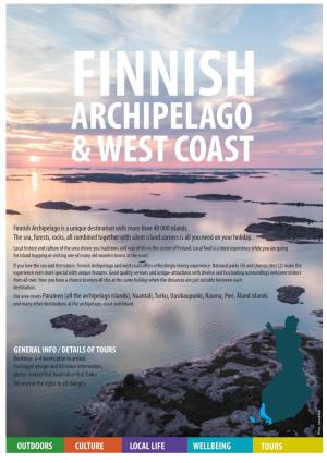 Finnish Archipelago Incoming Product Manual 2020