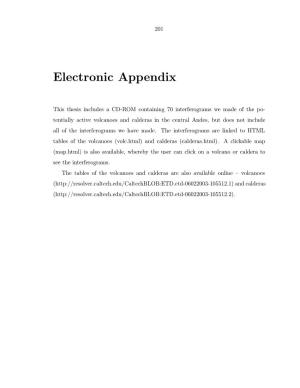 Electronic Appendix