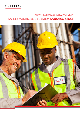 Occupational Health and Safety Management System Sans/Iso 45001