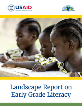 Landscape Report on Early Grade Literacy