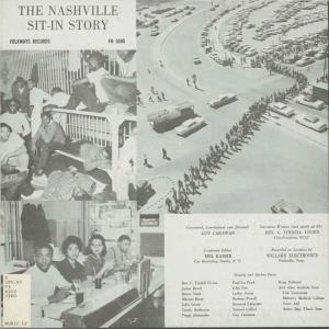 The Nashville Sit-In Story Folkways Records Fh 5590