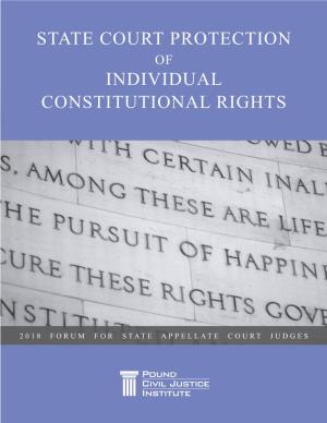 State Court Protection Individual Constitutional Rights