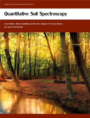 Quantitative Soil Spectroscopy