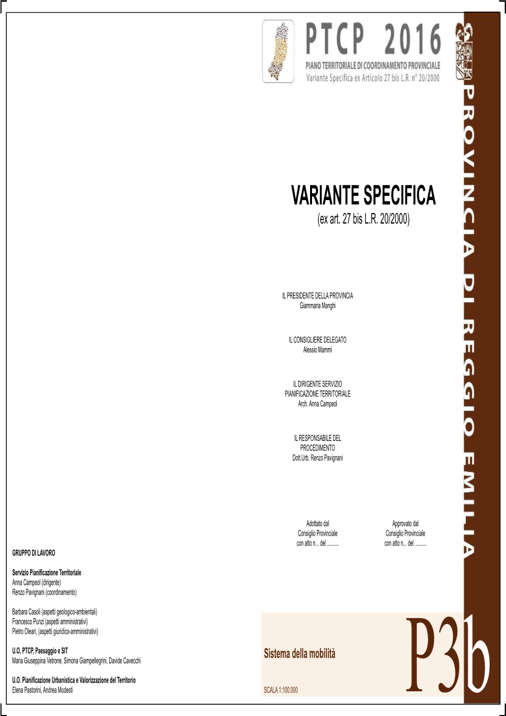 VARIANTE SPECIFICA (Ex Art