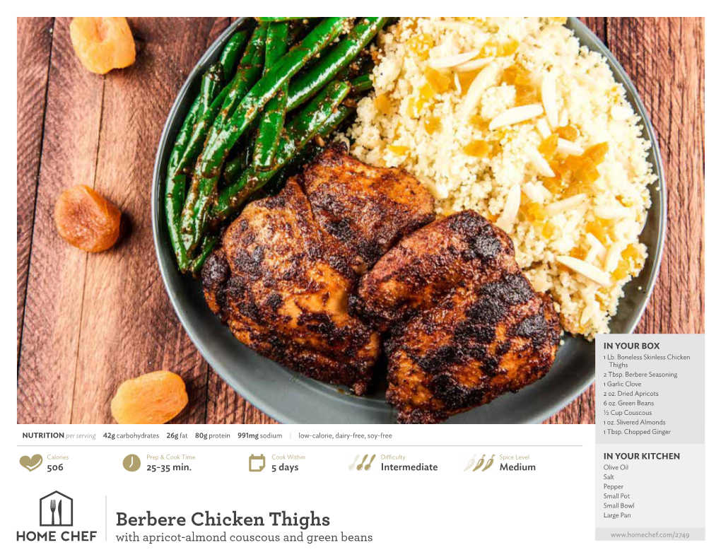 Berbere Chicken Thighs