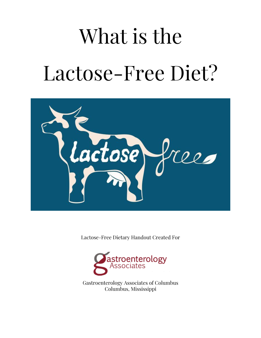 What Is the Lactose-Free Diet?