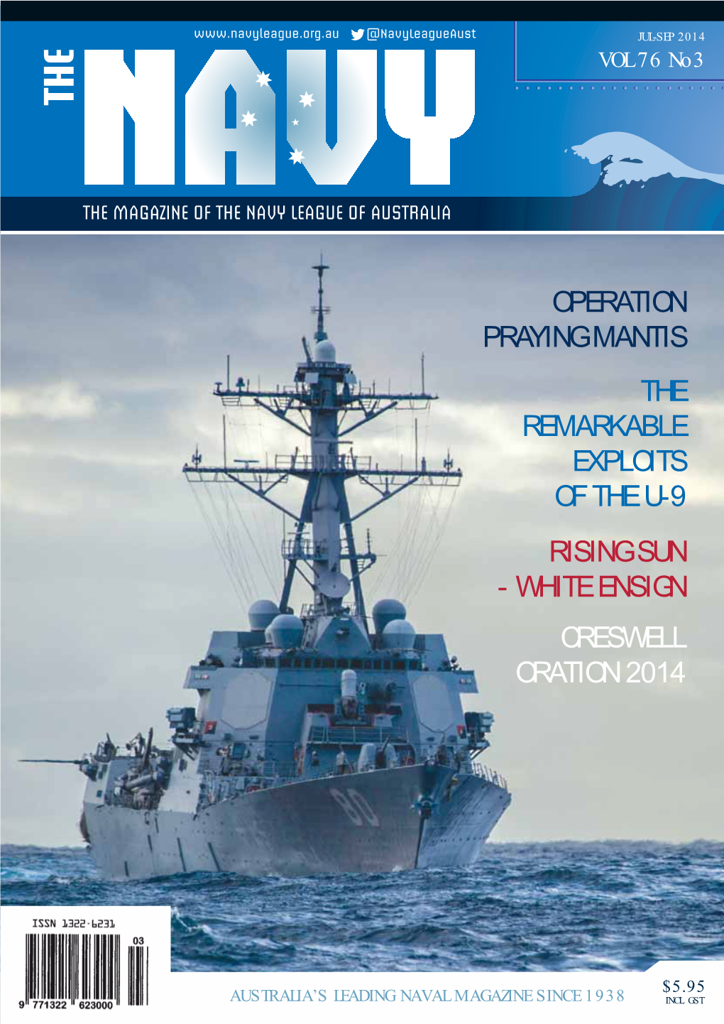 The Navy Vol 76 No 3 Jul 2014