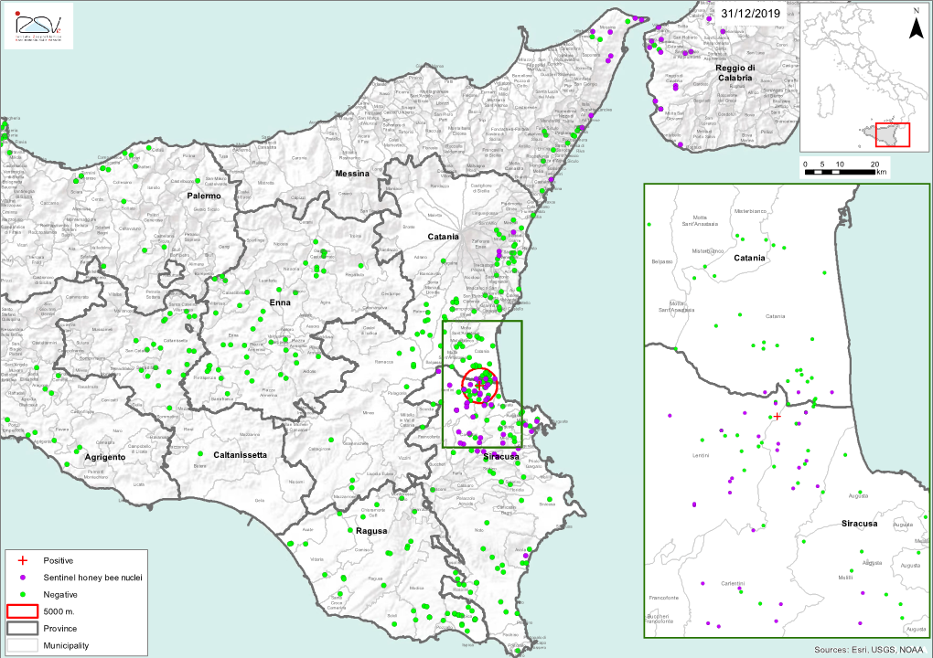 Esri, USGS, NOAA Catania Siracu