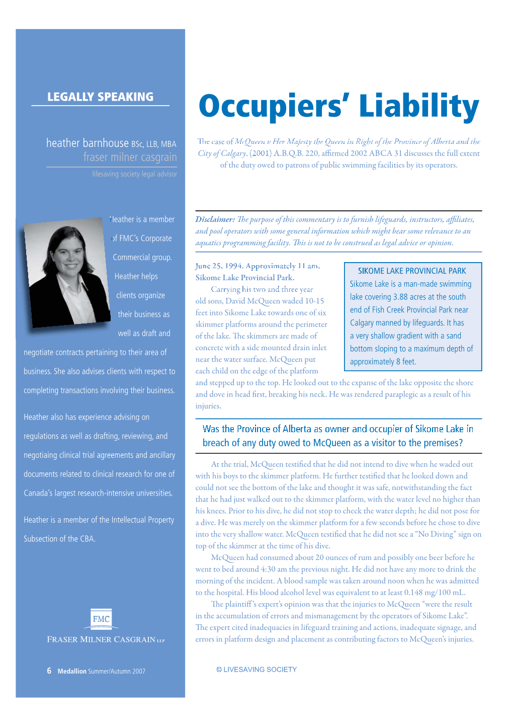 Occupiers' Liability