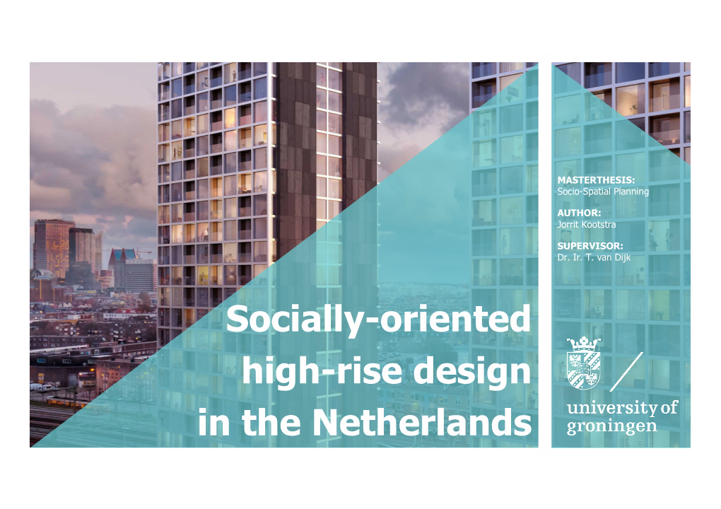 Socially-Oriented High-Rise Design in the Netherlands