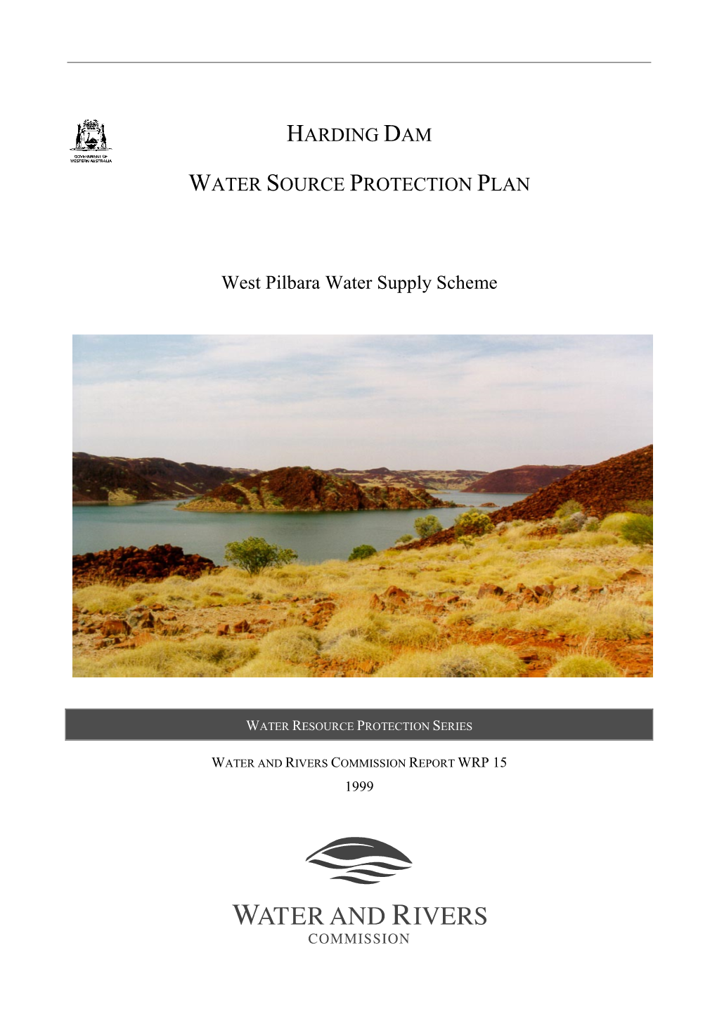Harding Dam Water Source Protection Plan West Pilbara Water Supply