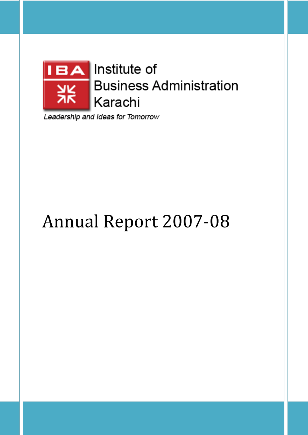 Annual Report 2007‐08