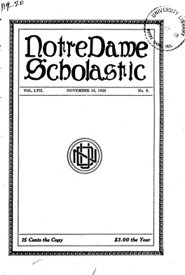 VOL. LVII. NOVEMBER 16, 1928 No. 9