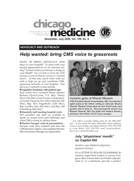 Chicago Medicine Newsletter